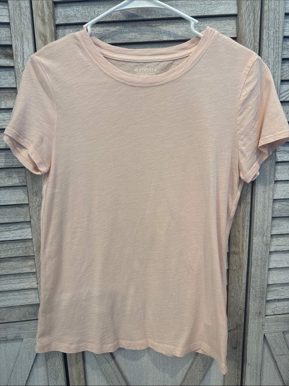 Athleta Short Sleeve Crewneck Tee — Blush